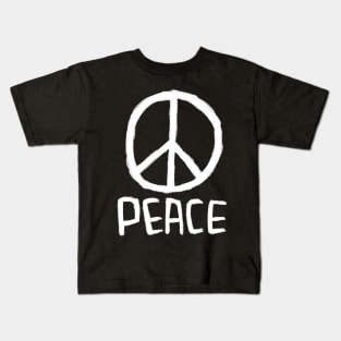 Peace Sign, Peace Please, No War, Antiwar, Peace Symbol Kids T-Shirt